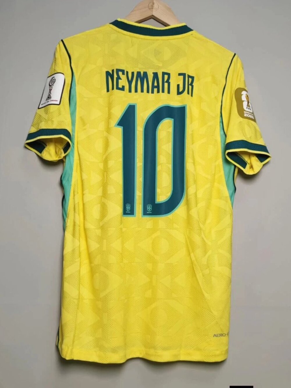 Kids NEYMAR JR 2026 World Cup Soccer Jersey Yellow